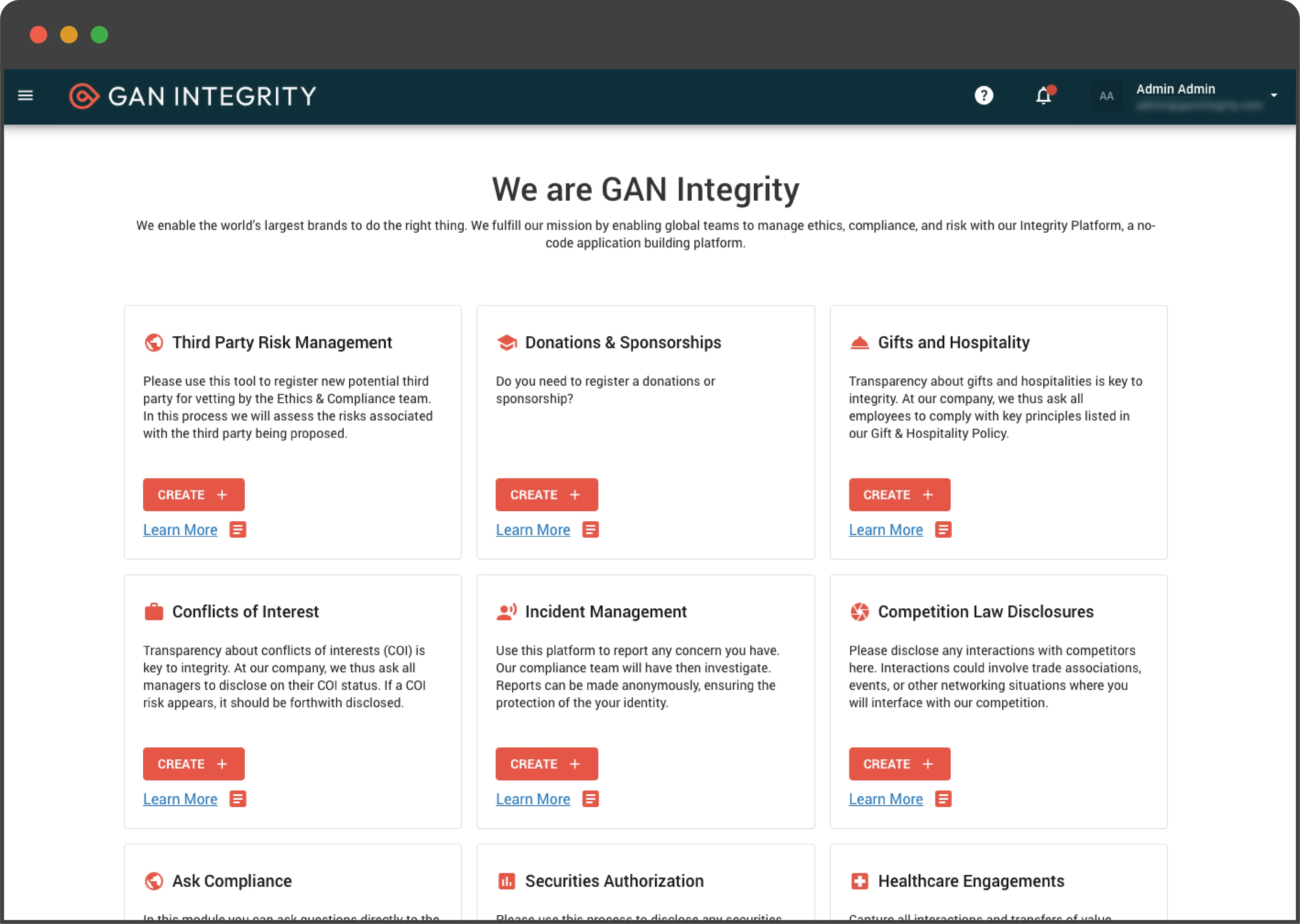 integrity platform